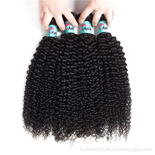 Xuchang fuxin hair bundles products co vendors kinky curly wavy hair extension burmese hair bundles